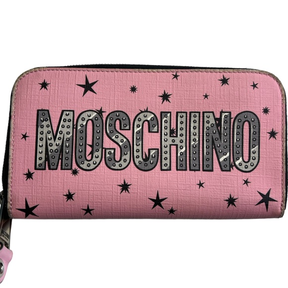 Moschino Pink Space Bear Wallet - Picture 6 of 17